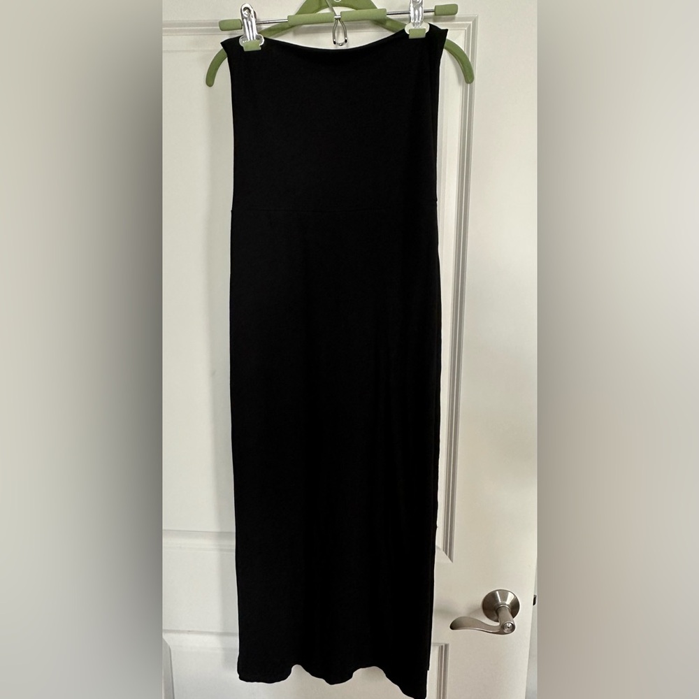 WHBM Strapless Dress with side slits